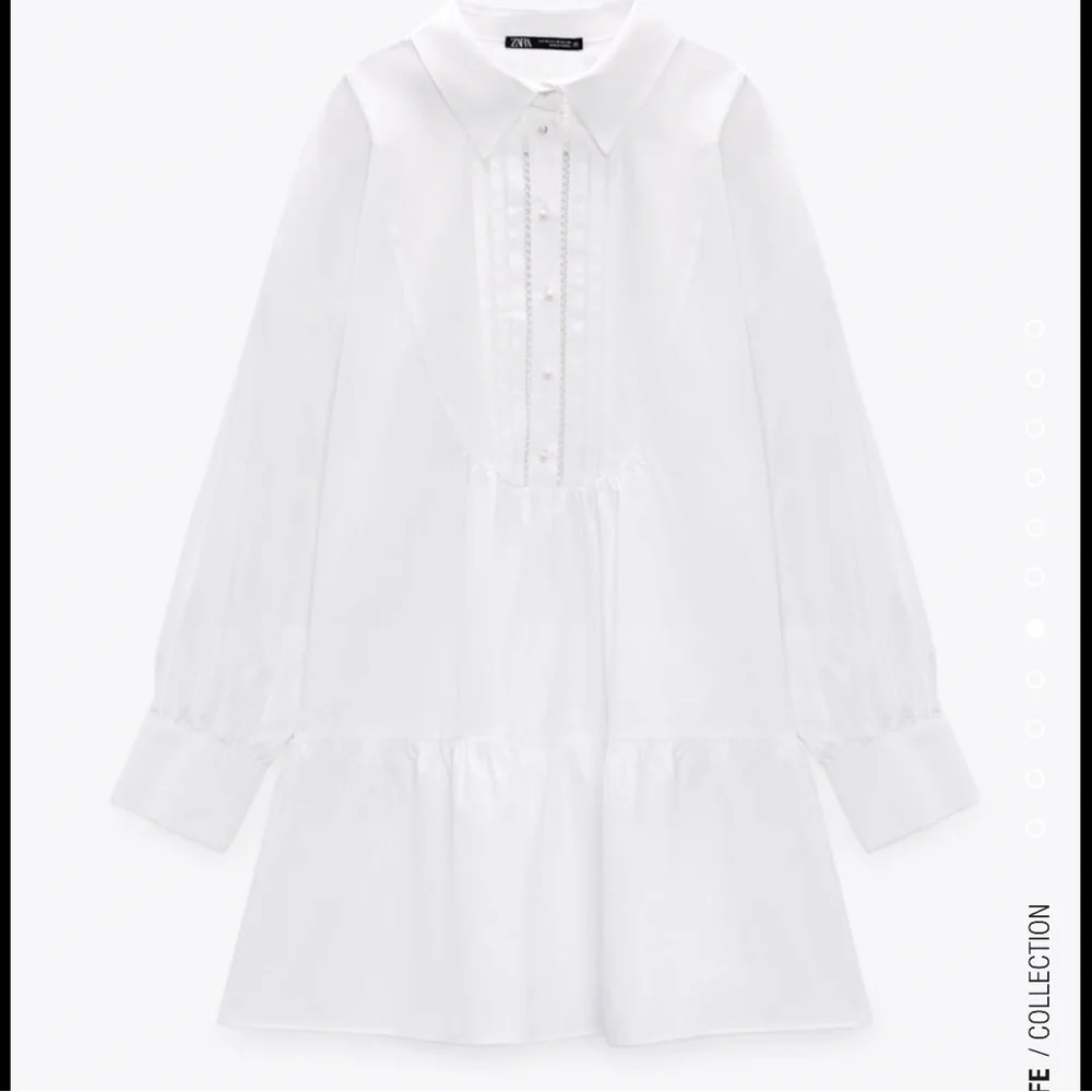Zara Voluminous Poplin Dress - Picture 8 of 14